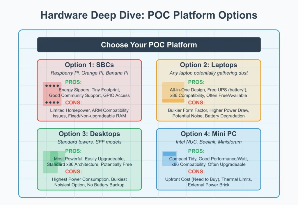 Hardware Deep Dive: Choosing and Equipping Your POC Platform (SBC, Laptop, Desktop, or Mini PC)